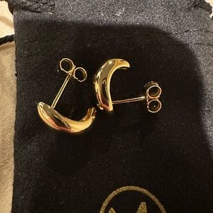 NWT Mejuri Drop Gold Vermeil Earrings
